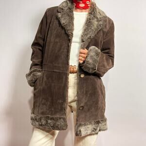 Vintage Georgie Suede Penny Lane Jacket - XL (Fits S/M)